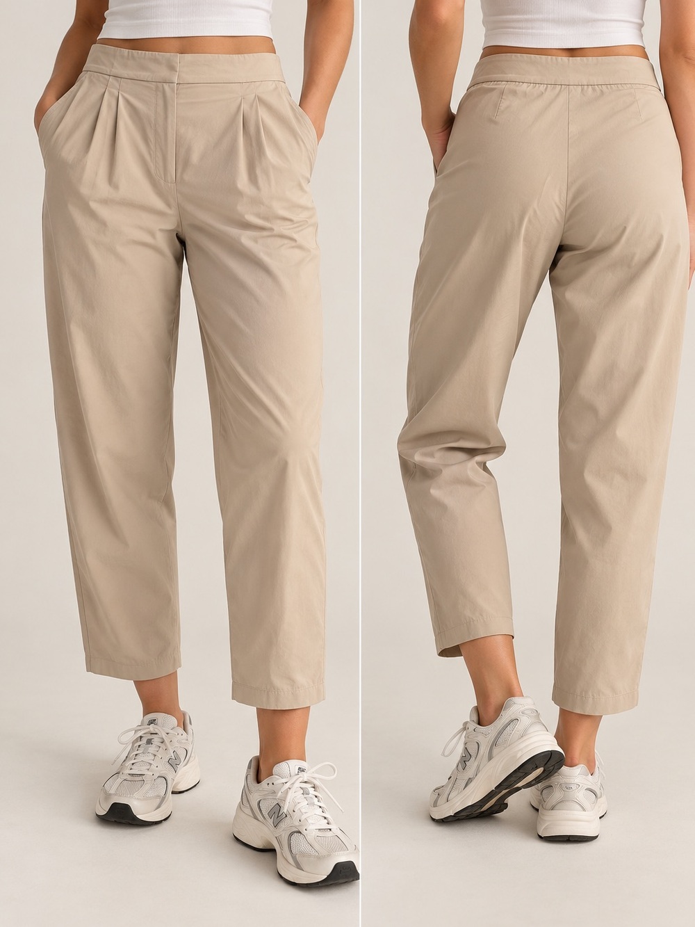 lululemon athletica 7/8 High-Rise Pants in Taupe